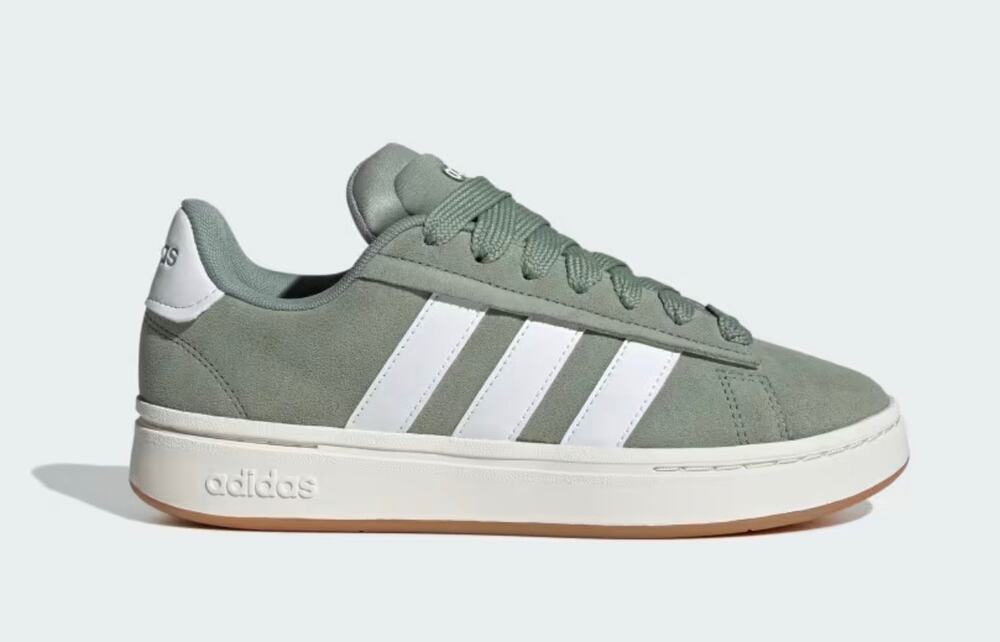 Adidas Grand Court Alpha 00s Sz 6.5 Women sold out Silver Green